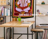 Hindu Deity Lord Shiva Cotton Fabric Cloth Poster Tapestry