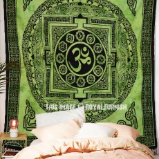 Hanging tapestry on 2025 ceiling