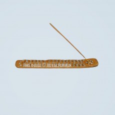 Yellow Mirrored Wooden Incense Stick Holder 