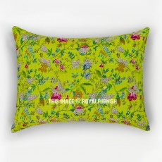 Parrot Green Tree Print Standard Pillow Case Set of 2