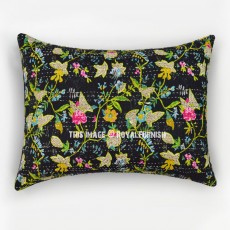 Black Grapes Vine Leaves Cotton Pillow Shams Set of 2