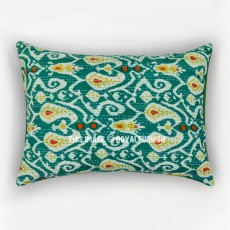 Decorative Green Paisley Printed Standard Pillow Sham Set of 2