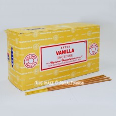 Satya Vanilla Incense Sticks 180 Gram - Set of 12 Boxes of 15 Gram