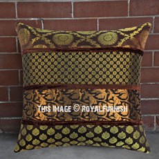 Multi Color Boho Accent Silk Toss Pillow Cover 16X16 Inch