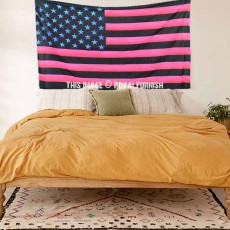 Multi Boho colorful American Flag Tapestry Wall Hanging