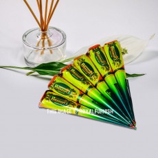 Natural Mehndi Henna Paste Cone for Temporary Tattoo, Set of 12