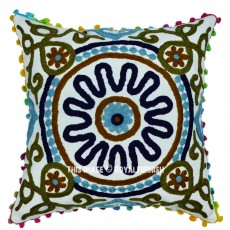 Mandala Suzani Embroidered Bohemian Pillow Cover