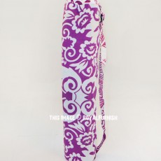 Pink Bohemian Floral Yoga Mat Bag Cover
