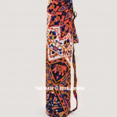 Black & Brown Star Print Yoga Mat Bag Cover
