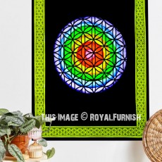 Multi Boho Celtic Circle Fabric Poster Tapestry