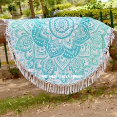 Round sales beach throw