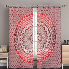 Indian Mandala Curtains Window Wall Drapes Panel Boho Hippie Tapestry Room Decor 