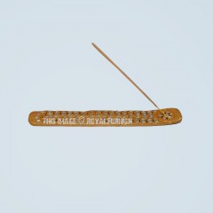 Yellow Mirrored Wooden Incense Stick Holder 