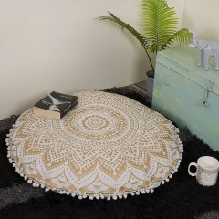 100/% Cotton Mandala Square Floor Pillow Cushion Seating Throw Cover Hippie Decor