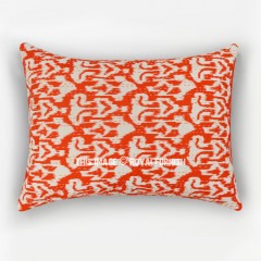 Orange Zigzag Colorful Boho Standard Pillow Shams Set of 2