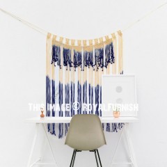 Big Long Dyed Macrame Wall Hanging Tapestry