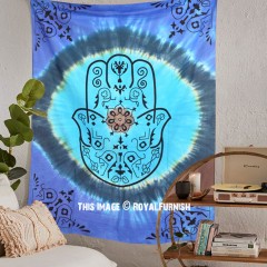 Colorful Boho Hand Hamsa Tapestry Wall Hanging