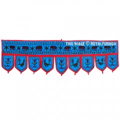 Turquoise Bohemian Accent Indian Toran Door Hanging Valance