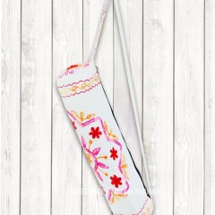 Multicolored Boho Mandala Floral Mandala Yoga Mat Bag