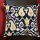 16" Black ZigZag Ikat Paisley Kantha Cotton Throw Pillow Cushion Cover