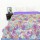 Queen Purple Multicolor Paisley Kantha Quilt Blanket Bedding