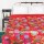 Red Twin Size Floral Cotton Kantha Quilt Throw Bedding 