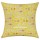 24" Yellow Indian Kantha Cushion Pillow Covers Ethnic Decorative Art
