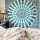 White & Blue Floral Indian Mandala Dorm & Bedroom Hippie Tapestry Wall Hanging