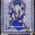 Purple Hindu God Ganesha Cotton Batik Tapestry Wall Hanging Art