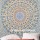 Colorful Ghoomar Theme Medallion Circle Mandala Tapestry Wall Hanging