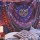 Purple Plum & Bow Medallion Mandala Hippie Tapestry Bohemian Wall Hanging