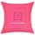 24" Pink Big Square Mirrored Decorative Throw Pillow Case