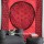 Red Leaf Circle Ball Hippie Medallion Wall Tapestry, Indian Tie Dye Sheet