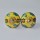 Set of 2, Yellow Multi Hand Painted Flower Ceramic Door Drawer Knobs