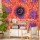 Red Om Chakra Tapestry Wall Hanging