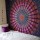 Queen Pink Purple Indian Mandala Throw Tapestry, Dorm Hippie Boho Bedspread