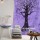 Purple Small Desert Tree of Life Tie Dye Tapestry Wall Hanging Bedding