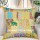 24X24" Yellow Decorative & Accent Boho Chic Square Pillow Cover