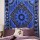 Blue Celestial Sun Moon Stars Planet Tapestry, Indian Hippie Wall Hanging