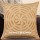 16" Beige Indian Decorative & Accent Cutwork Floral Pillow Case Sham