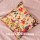 16" Inch Beige Bird Paradise Kantha Throw Pillow Cushion Cover