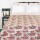 White Small Floral Printed Embroidered Kantha Quilted Bedspread