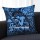 Blue Fairy Tale Queen Decorative Tie Dye Hippie Pillow Cover 16X16