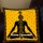 Yellow Decorative Yoga Poses Chakras 16X16 Tie Dye Pillow Cover