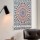 White Orange Multi Mandala Poster Tapestry