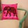 Pink Asian Elephant Tie Dye Hippie Decorative Reversible Pillow Cover 16X16 Inch