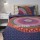 Purple Multi Boho Bedding Mandala Duvet Cover Set with One Pillow Cover