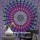 Purple & Red Hippie Medallion Mandala Cotton Tapestry Wall Hanging
