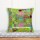 Parrot Green One-Of-A-Kind Unique Boho Patchwork 20X20 Pillow Case