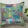 Green 18X18 Unique Patchwork Decorative Throw Pillow Case